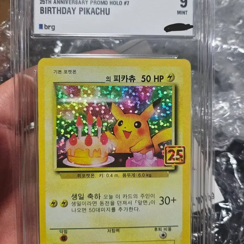 포켓몬카드 생일 피카츄 BRG 9