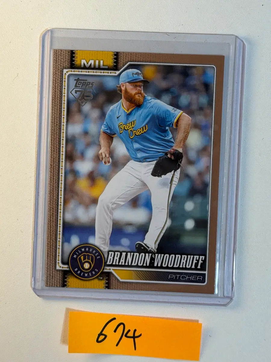 브랜든 우드러프 /2026 한정 Topps MLB 야구카드