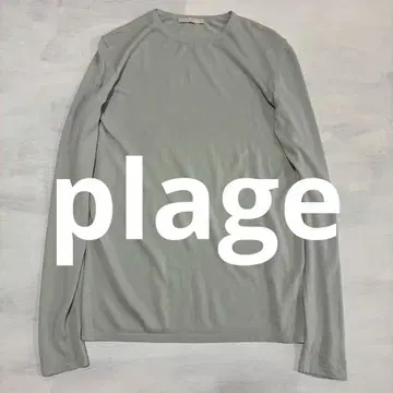 새상품급 plage 실크 크루넥 니트