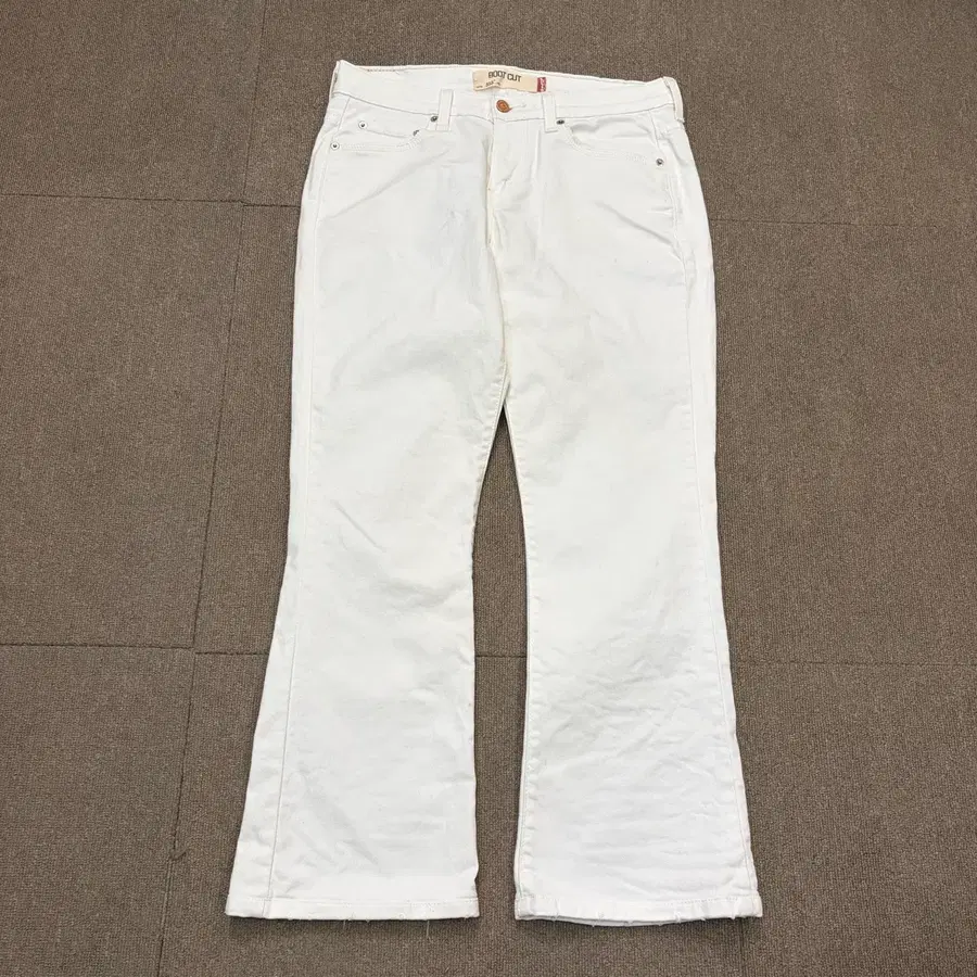 levis 515 리바이스 우먼스 부츠컷 데님 화이트