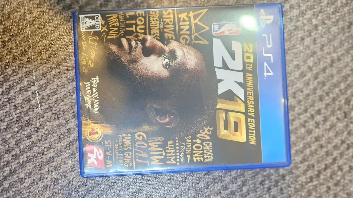 NBA 2K19 20주년 기념 에디션 PS4 게임 일판