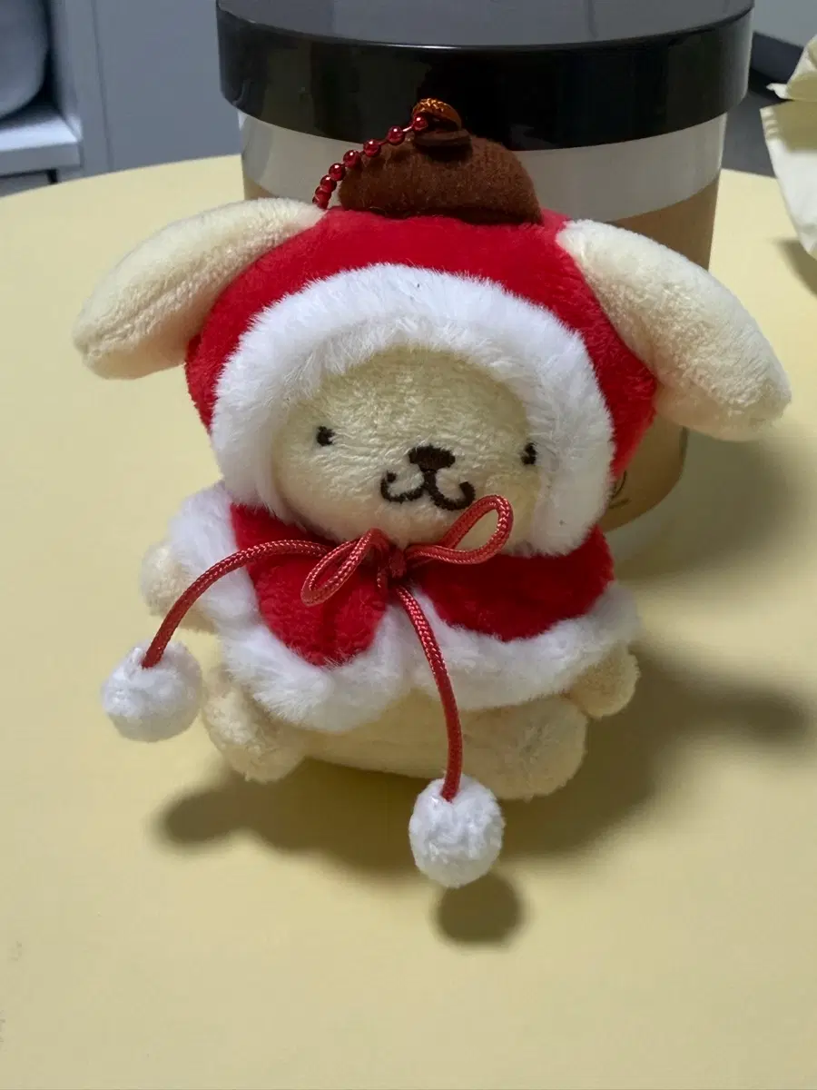 산타 폼폼푸린 인형키링
