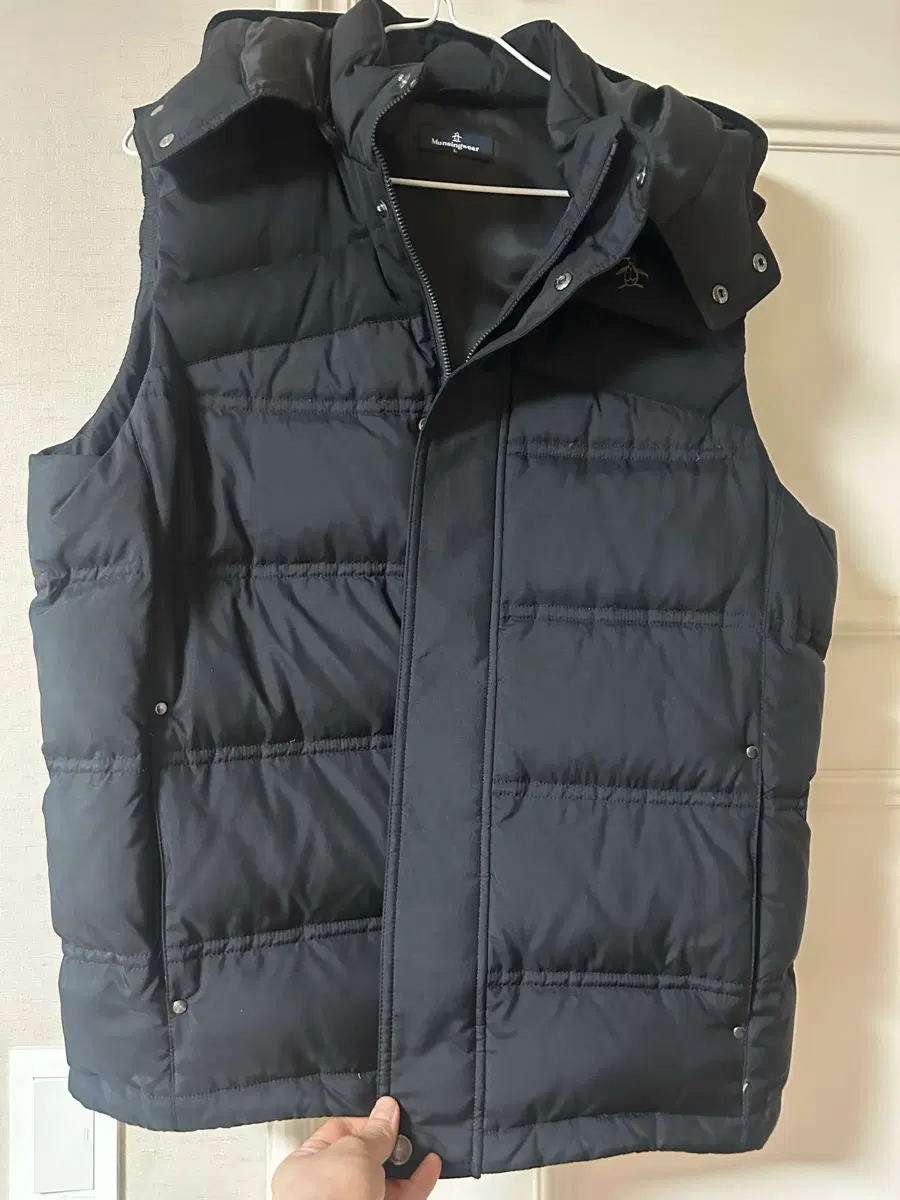 Munsingwear(먼싱웨어) 남성 후드 다운 베스트