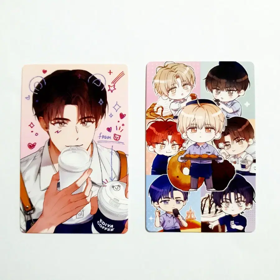 데못죽 큰세진+단체 이디야 포카 2장 일괄
