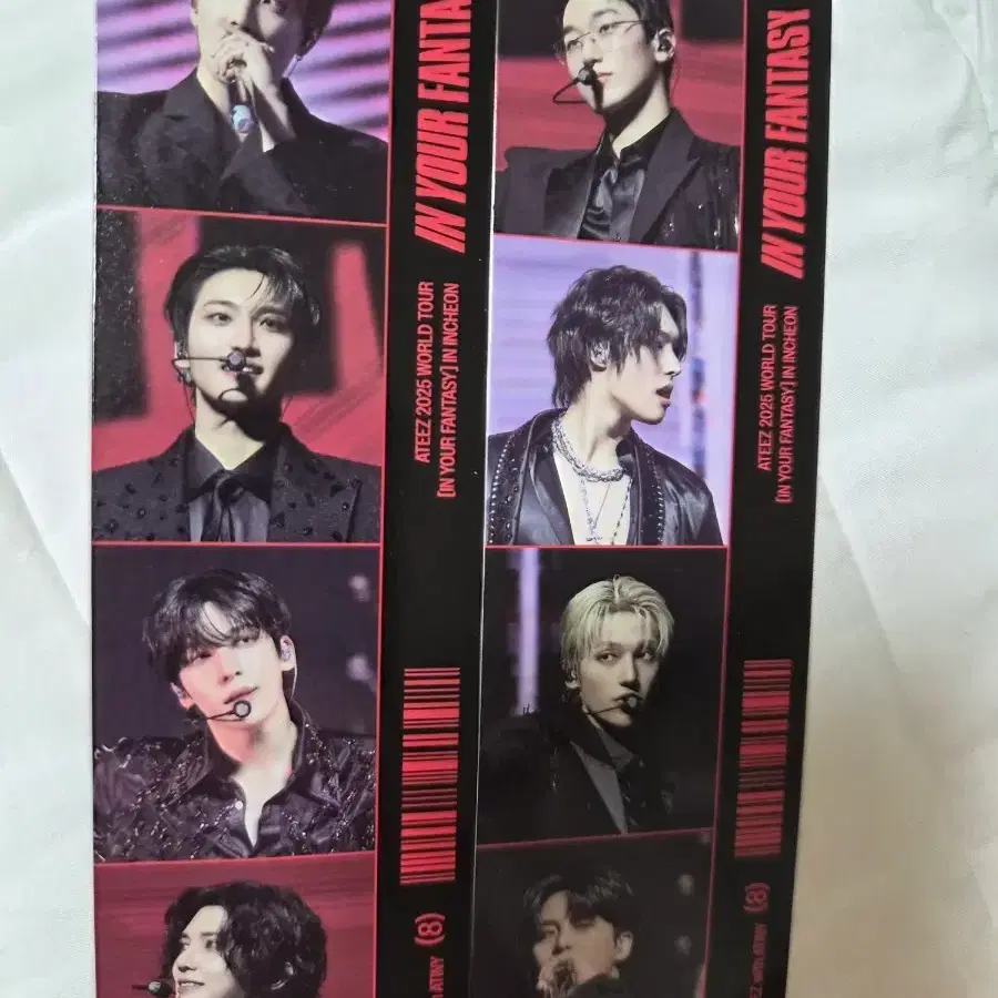 에이티즈 인유판 dvd 4 cut 포토 세트
