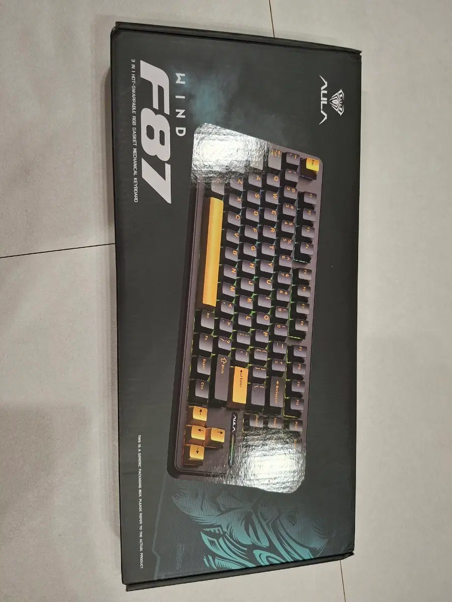 독거미 AULA F87 Pro 기계식 키보드 (Star Trek / 밀키춛) 새상품