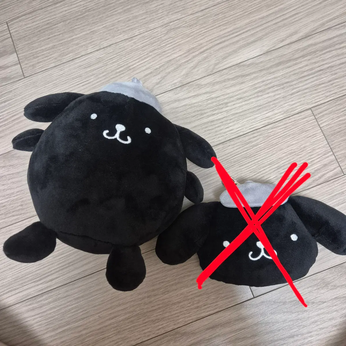 산리오 모노크롬 폼폼푸린 인형(