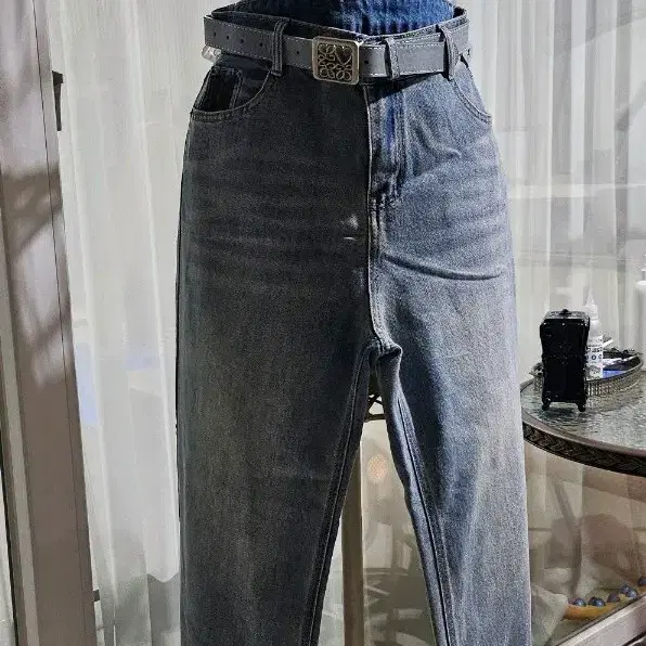 로에베st 일자와이드 데님팬츠(새상품)
