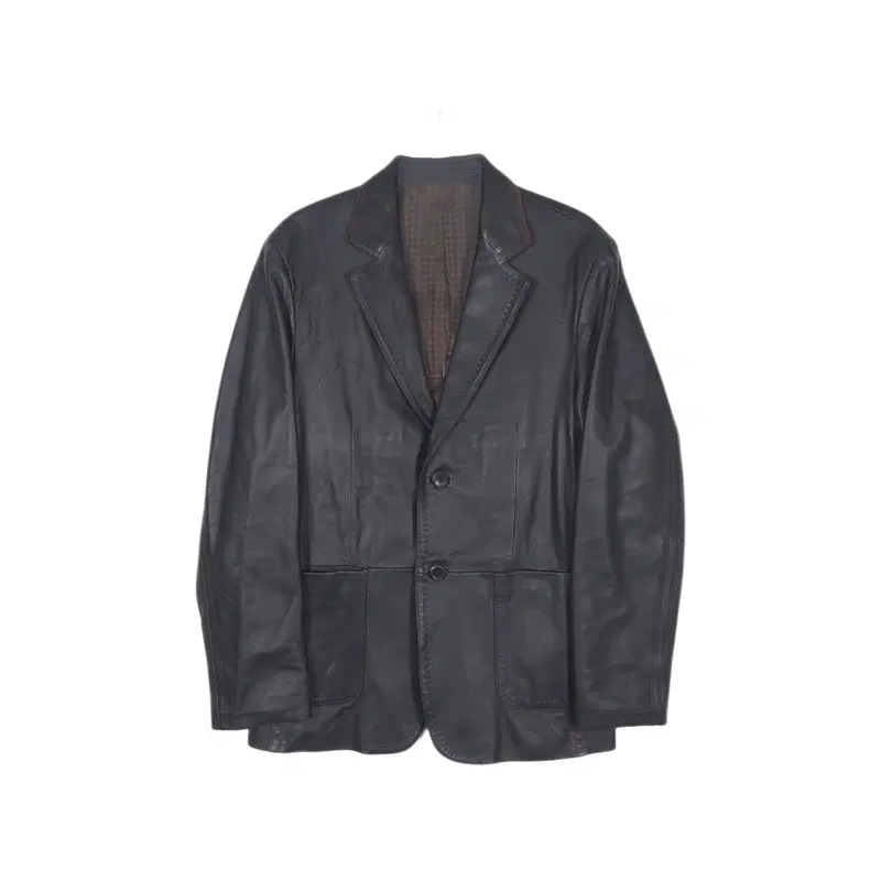 ZISHEN HOMME 램스킨 2버튼 테일러드 레더 자켓 100