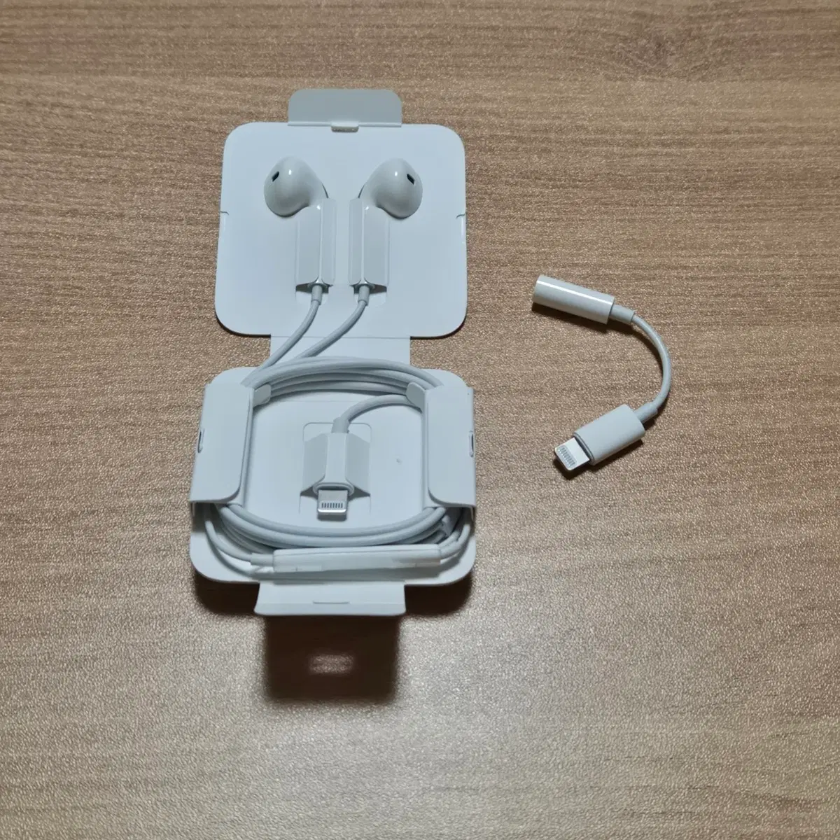애플 아이폰 이어폰 + 이어폰젠더 3.5mm
