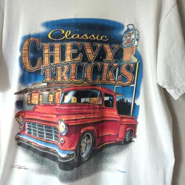 레어 00s 클래식 CHEVY TRUCKS 티셔츠 미국차 USA