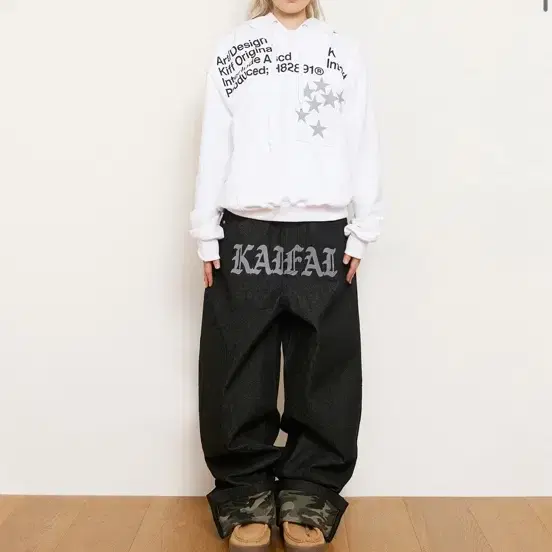 카이파이 카모 롤업 팬츠 M