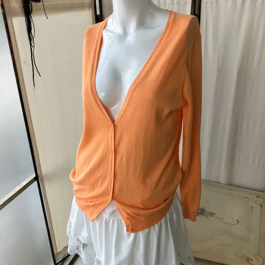 jpn vintage orange cardigan