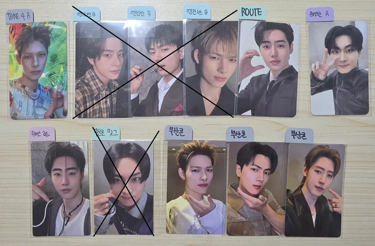 엔하이픈 더씬 블리스 THE SIN : BLISS 앨포 위버스 팝업 럭드 부산콘 블러드 사가 포카 포토카드 교환 선우