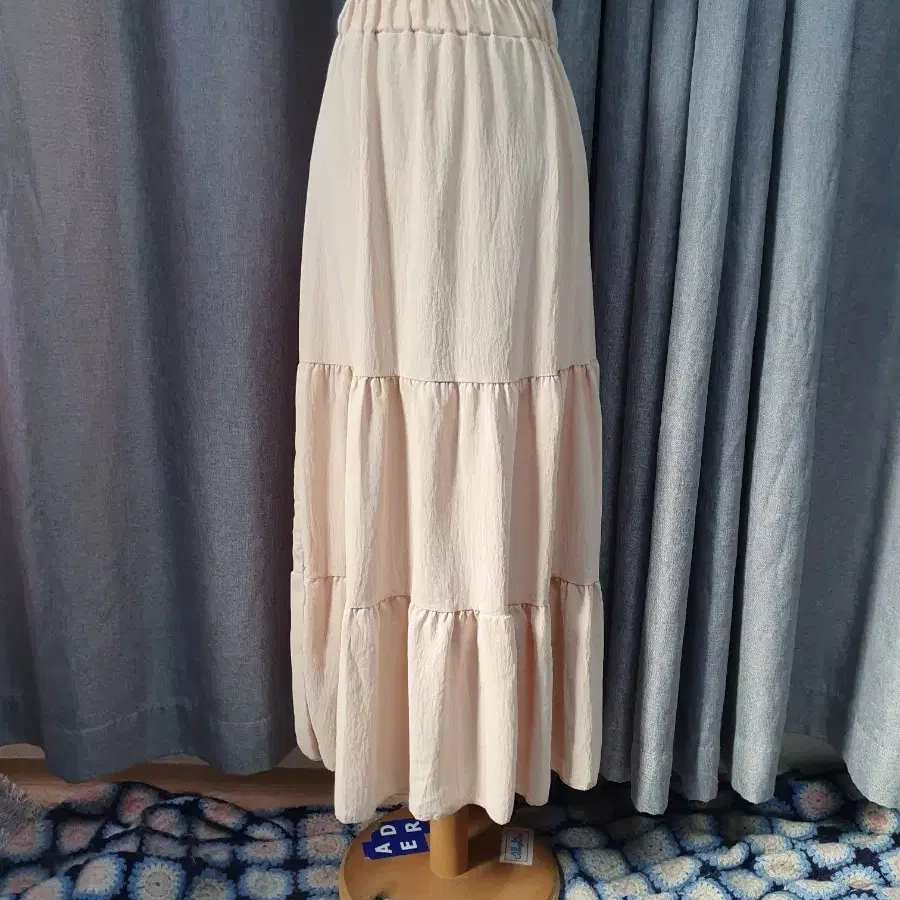 크림베이지 캉캉 여신스커트