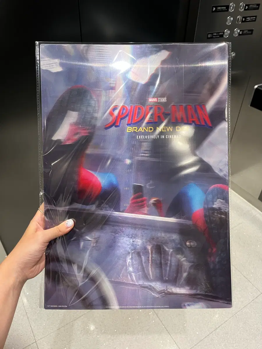 <스파이더맨 브랜드 뉴 데이> 3d 렌티큘러 -> 오리지널 티켓 교환