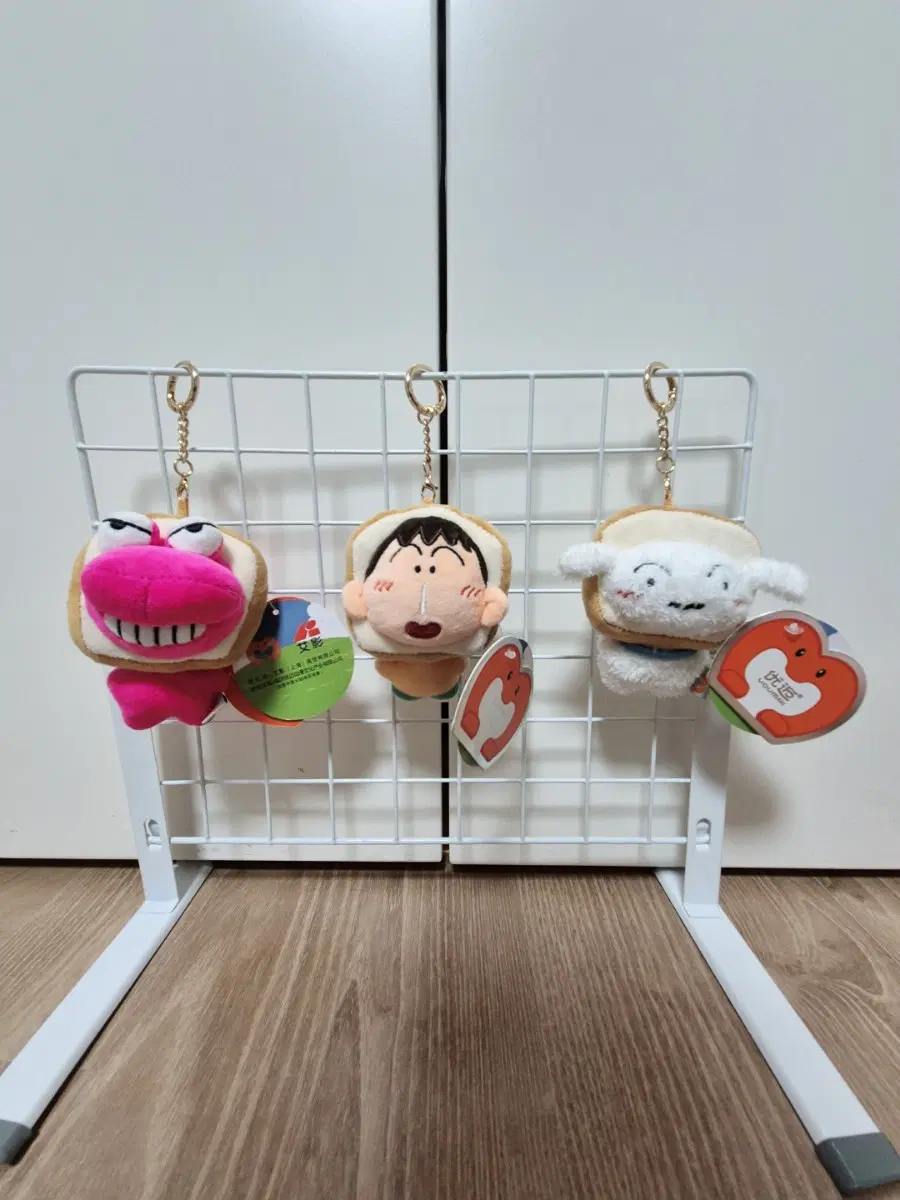 번장최저가 정품)식빵 맹구,흰둥이,와니야마 인형 키링/새상품(택0)