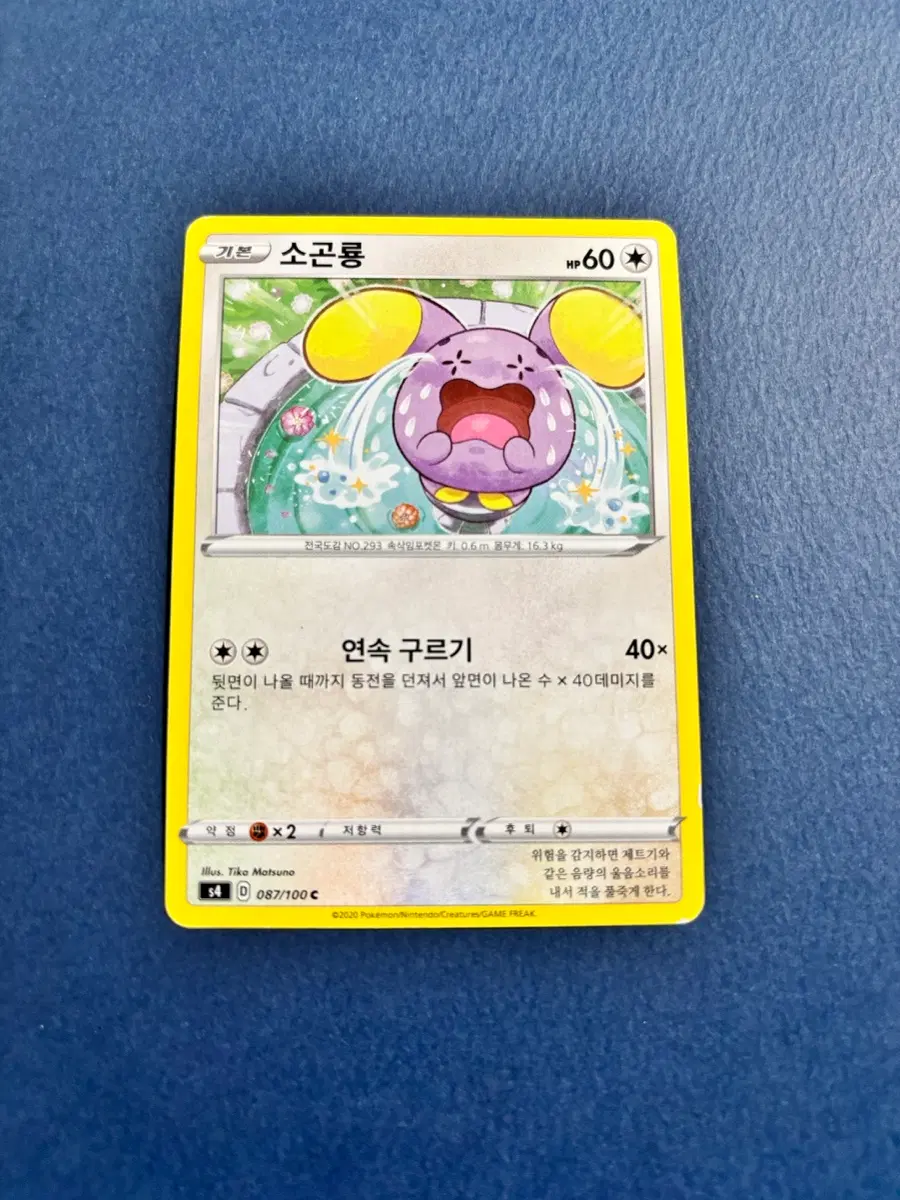 포켓몬카드 소곤룡 일반카드 도감용 덱소스 s4 087/100