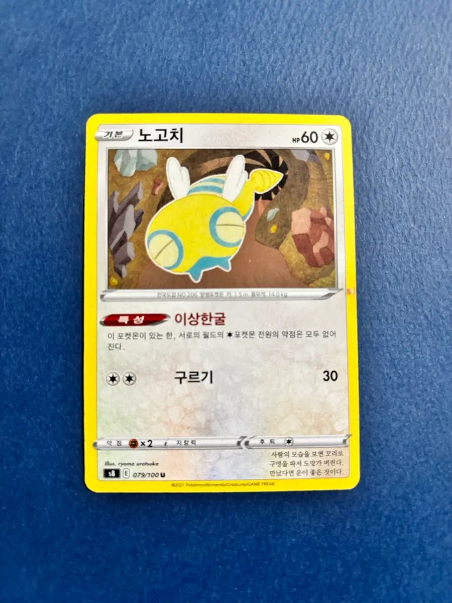 포켓몬카드 노고치 일반카드 도감용 덱소스 s8 079/100