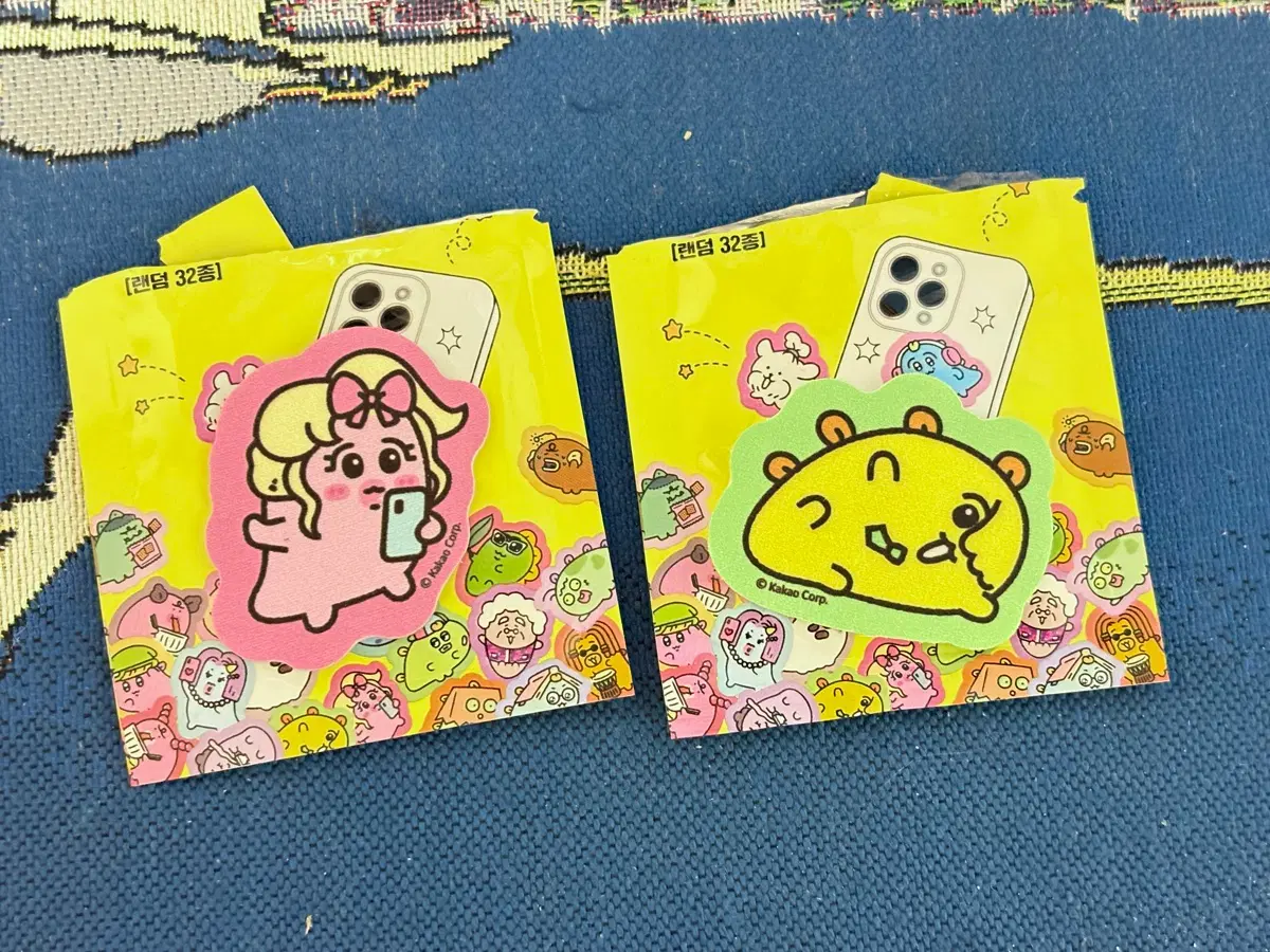 카카오프렌즈 죠르디 랜덤 액정 클리너 2종 일괄