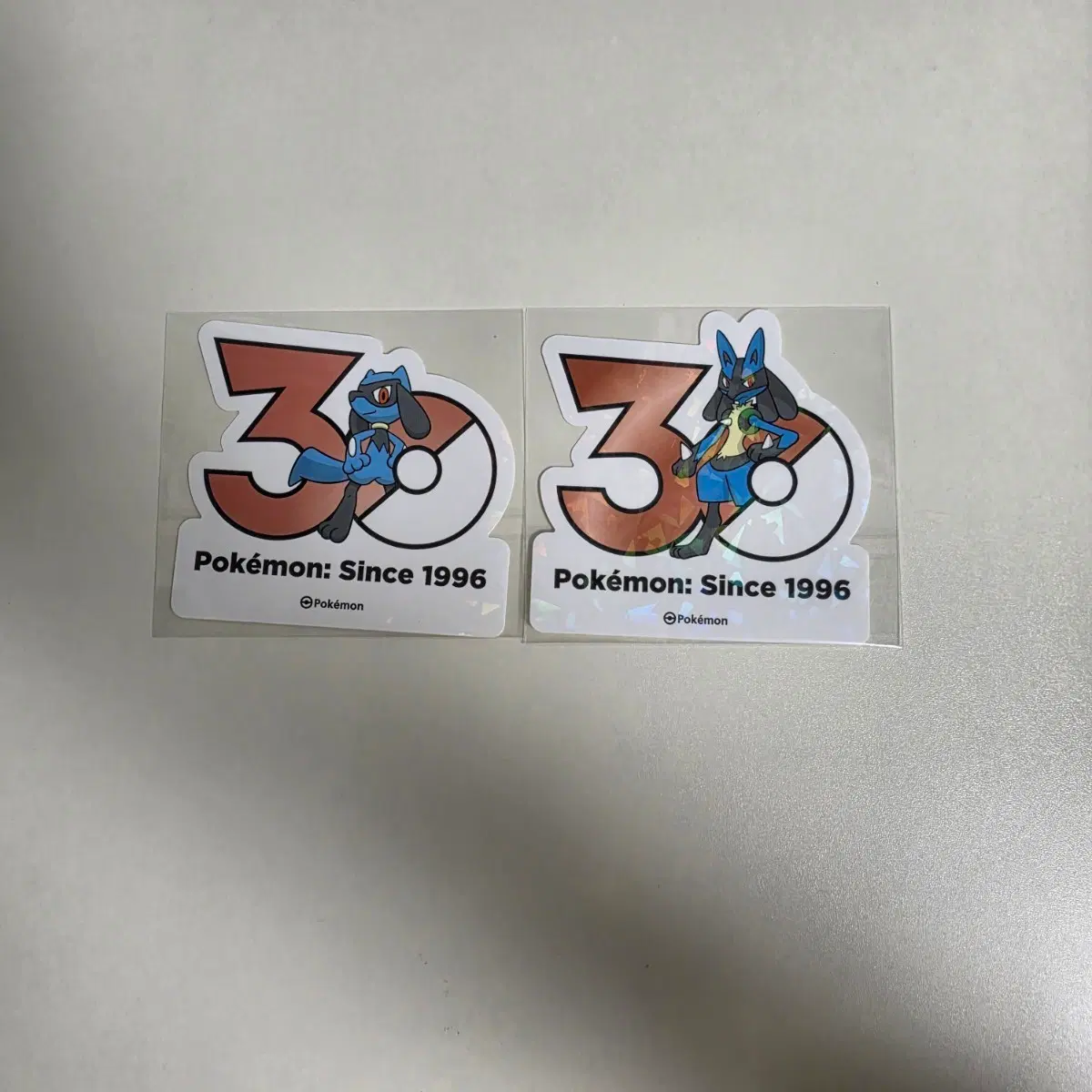 포켓몬 30주년 스티커 리오르 루카리오