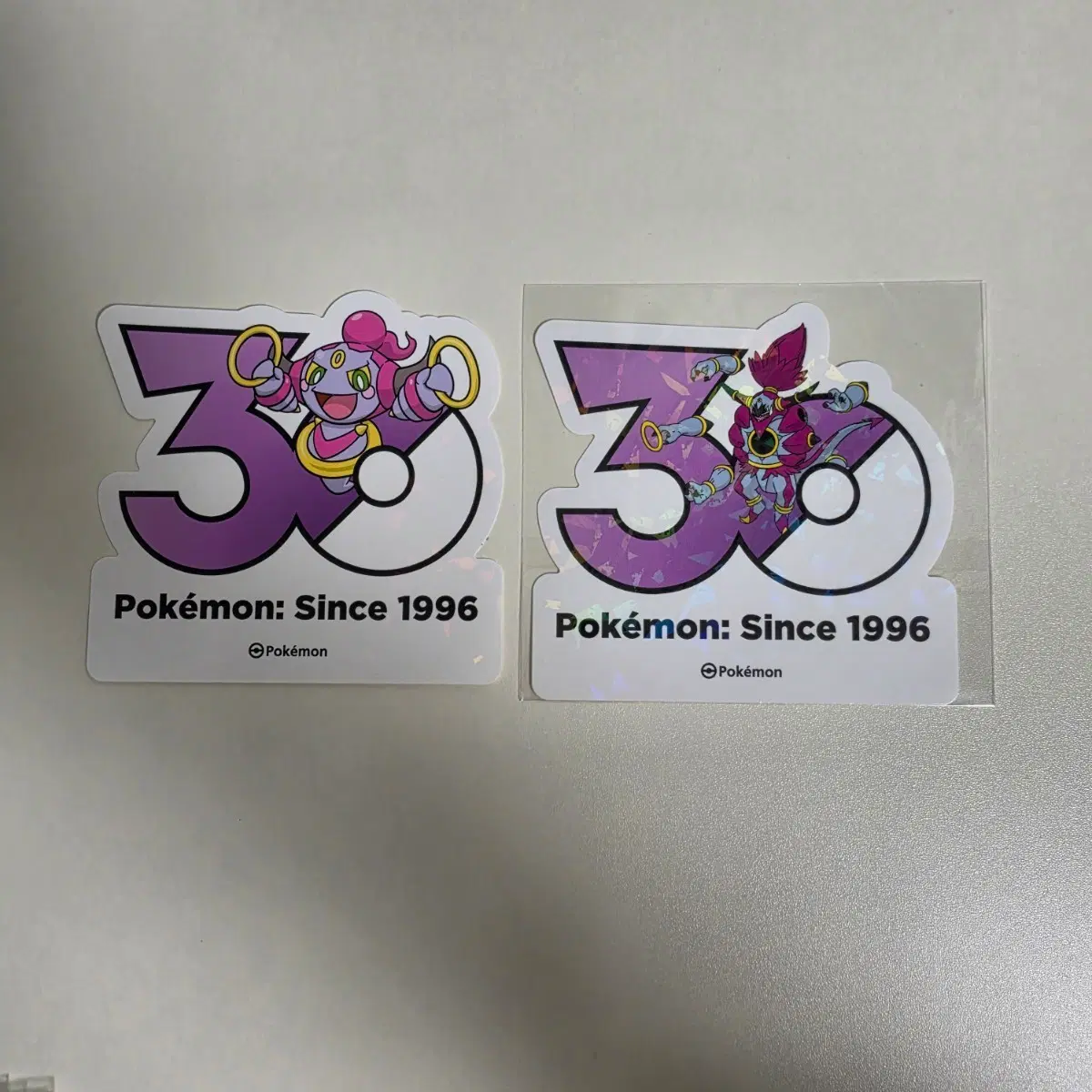 포켓몬 30주년 스티커 후파 세트