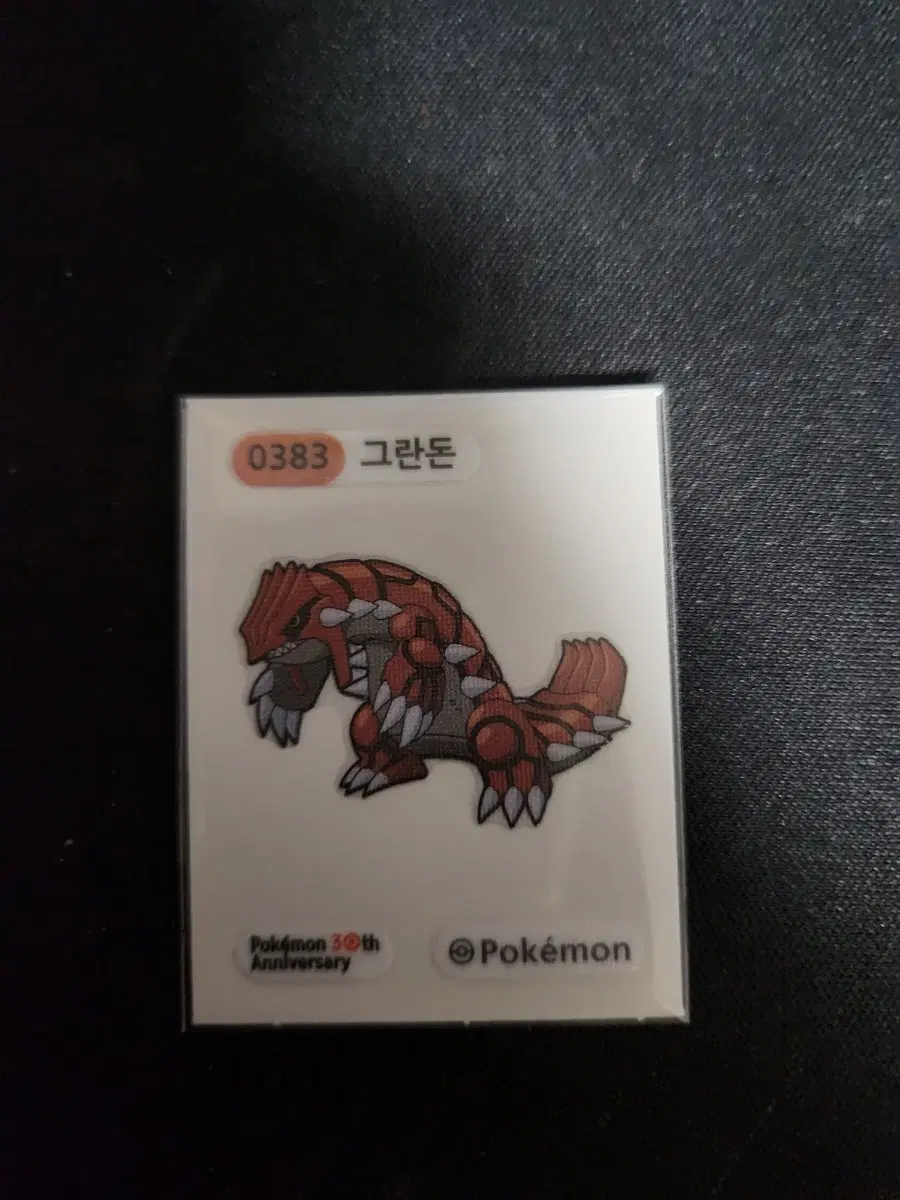 포켓몬 30주년 그란돈 띠부씰