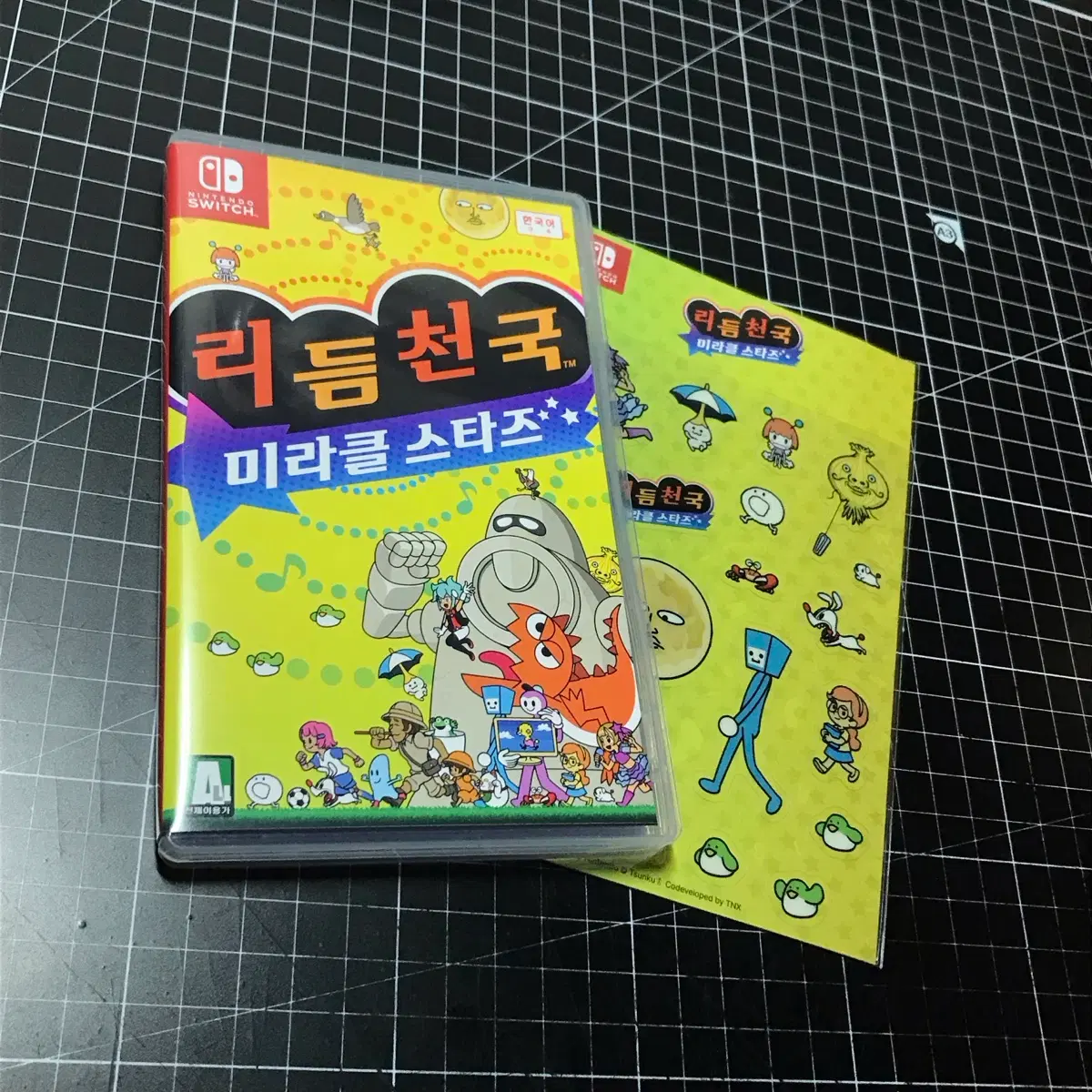 일괄 / 스위치 리듬천국 미라클 스타즈 + 스티커
