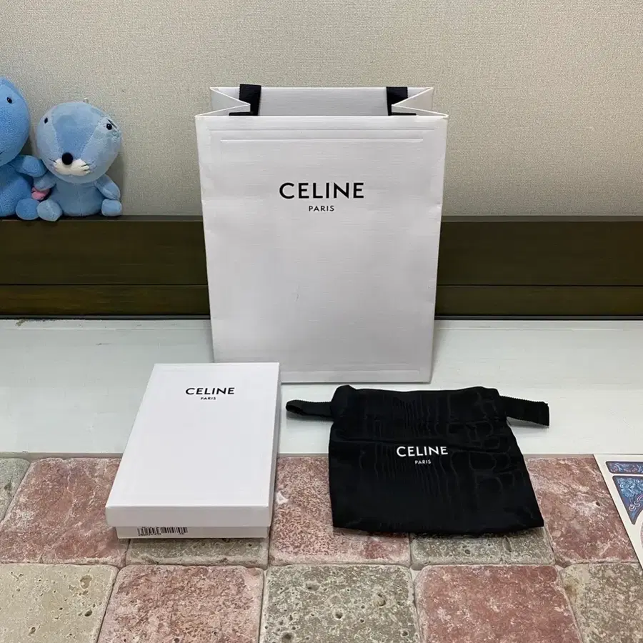셀린느 지갑박스 + 더스트 + 속지 + 쇼핑백