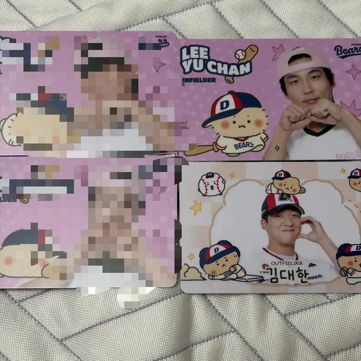 양도 두산베어스 두산 망곰 망그러진곰 포토카드 포카