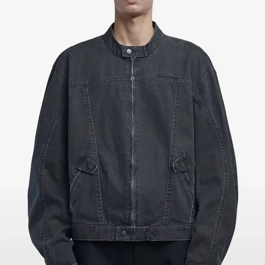 노매뉴얼 R.B JACKET - WASHED BLACK