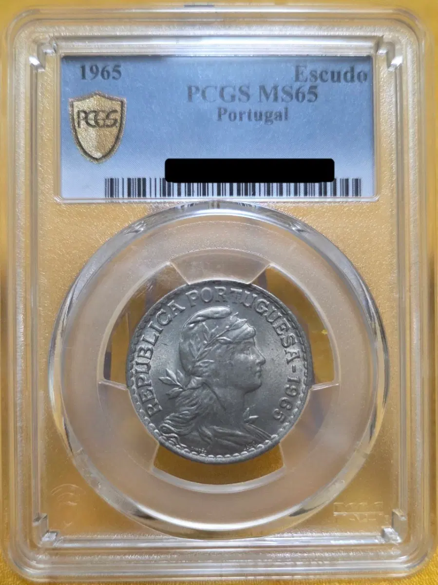 <희귀품> 1965년 포르투갈 에스쿠도 PCGS MS65