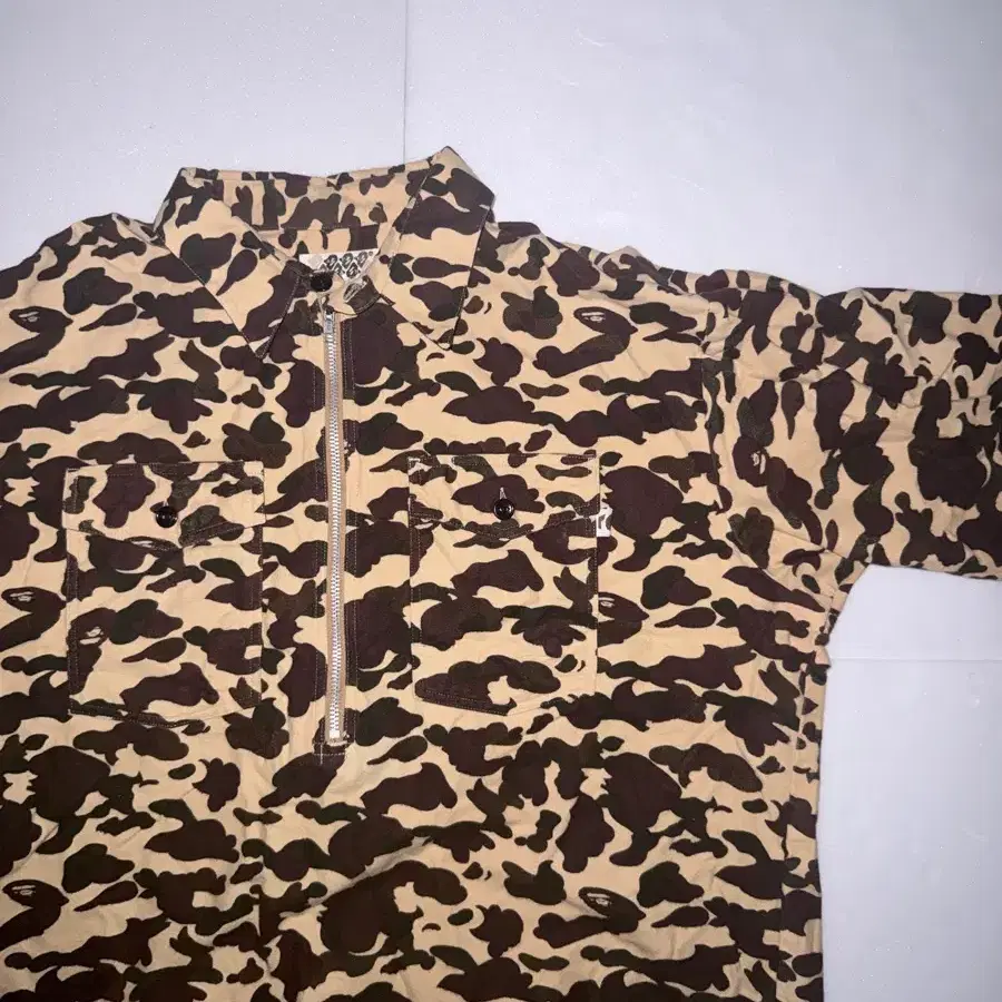 BAPE Yellow Half-Zip Pullover L (2)