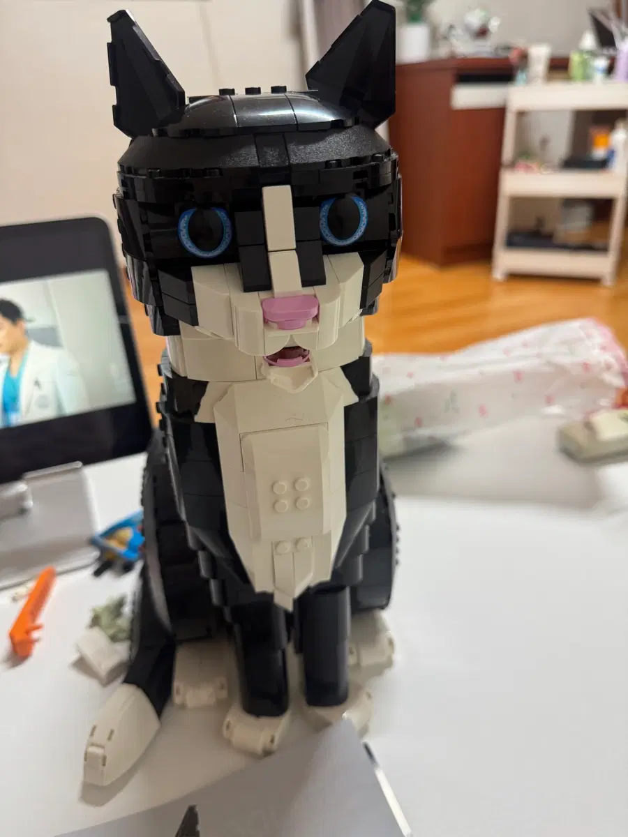 레고 턱시도 고양이