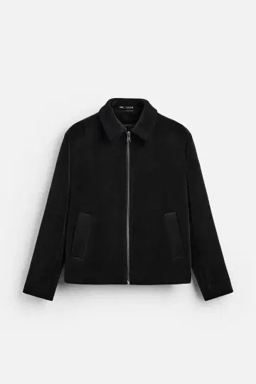 ZARA 자라 벨벳 블루종 자켓 새상품급 블랙