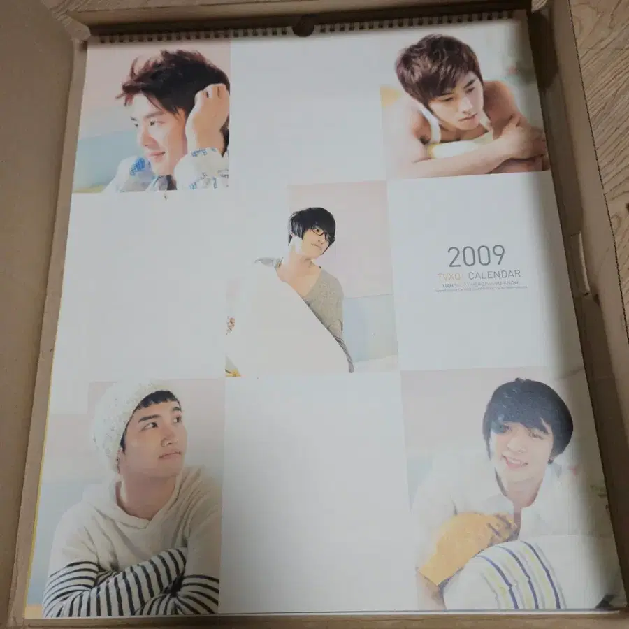 동방신기 2009 캘린더 벽걸이형