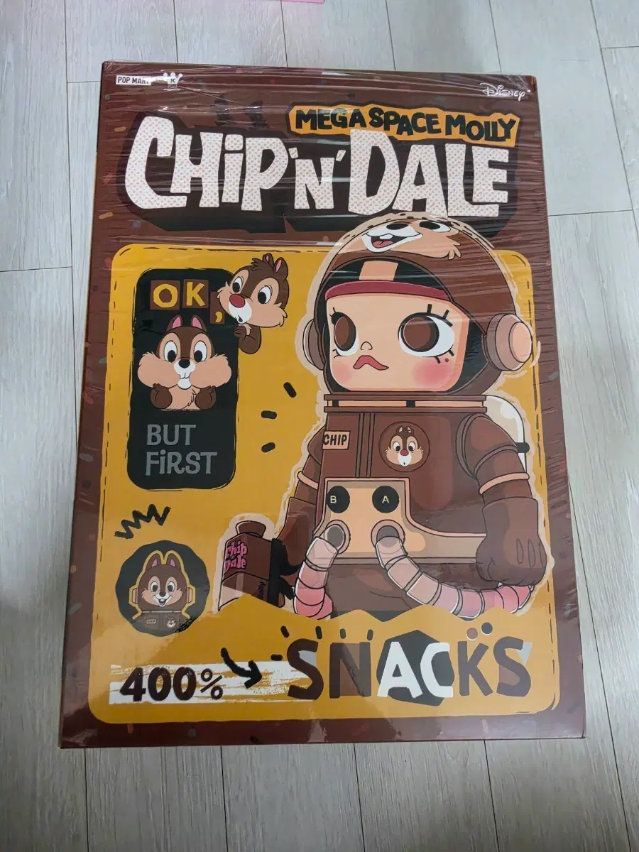 팝마트 메가 스페이스 몰리 칩앤데일 400% 칩