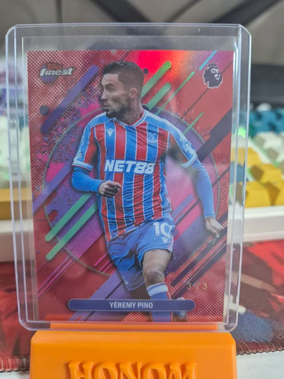 topps finest EPL yeremi pino 탑스 파이니스트 예레미 피노 레드 3한정