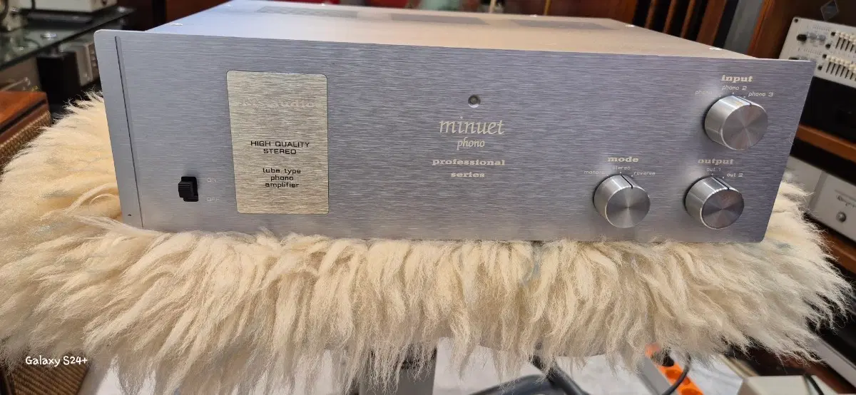 Minuet phono professional series 튜브형 포노 앰프