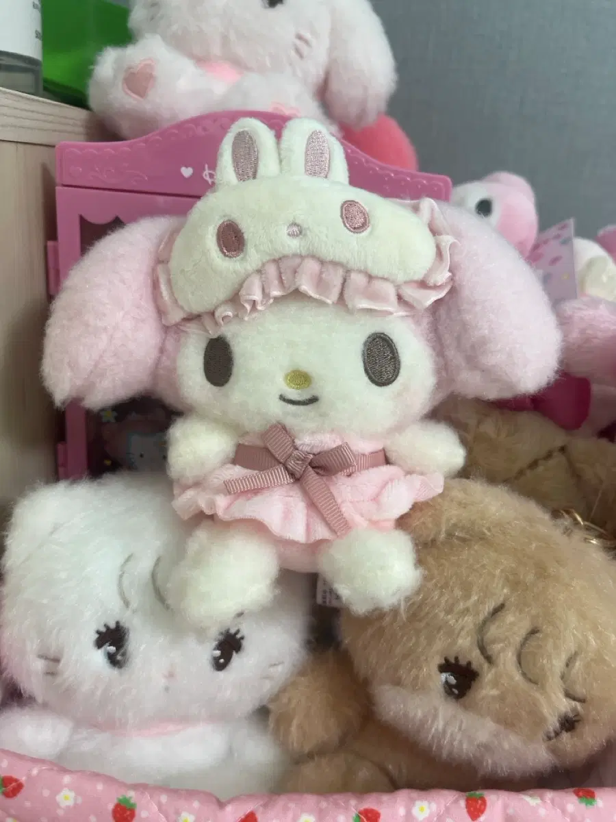 산리오 나카요시 파자마 마멜 인형