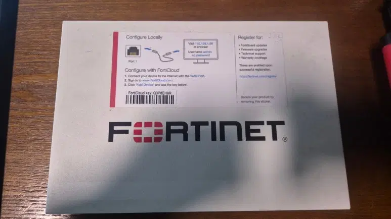 fortigate 포티넷 포티게이트 60D 방화벽 VPN