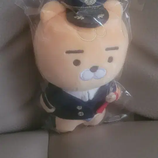 카카오프렌즈 라이언 역장 역장님 역무원 인형 키링 새상품