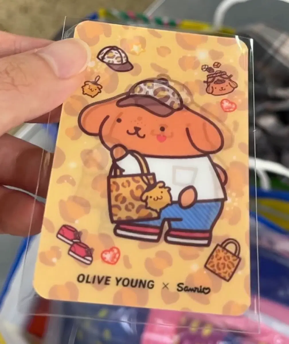 올리브영 산리오 포토카드 폼폼->키티,시나모롤