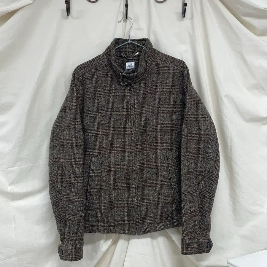 C.P. Company 아카이브 체크 울 자켓 48