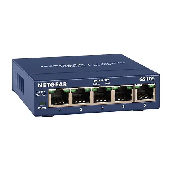 [딜러직판가/새상품][NETGEAR] 넷기어 GS105v5 [스위칭허브/5포트/1000Mbps]
