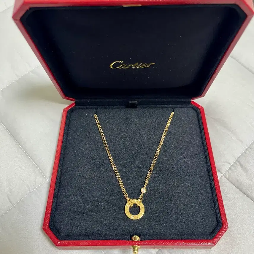 까르띠에 러브투다이아 18k 골드 목걸이 사진 6