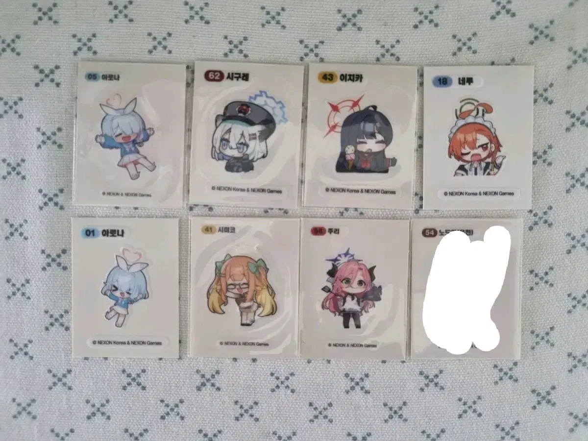 [개당 가격]블루아카이브 띠부씰 모음 2