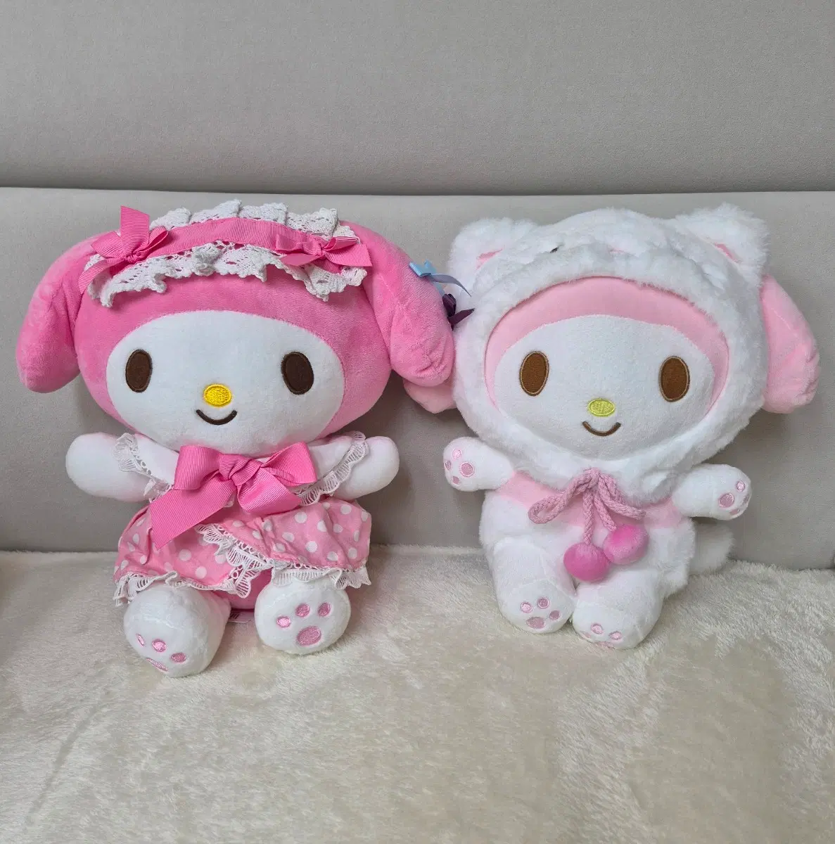 [정품/새상품/개별] 산리오 마이멜로디 메이드 고양이 25cm