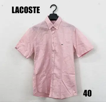 LACOSTE 반팔 셔츠 40 [ L 사이즈 상당 ] 남성