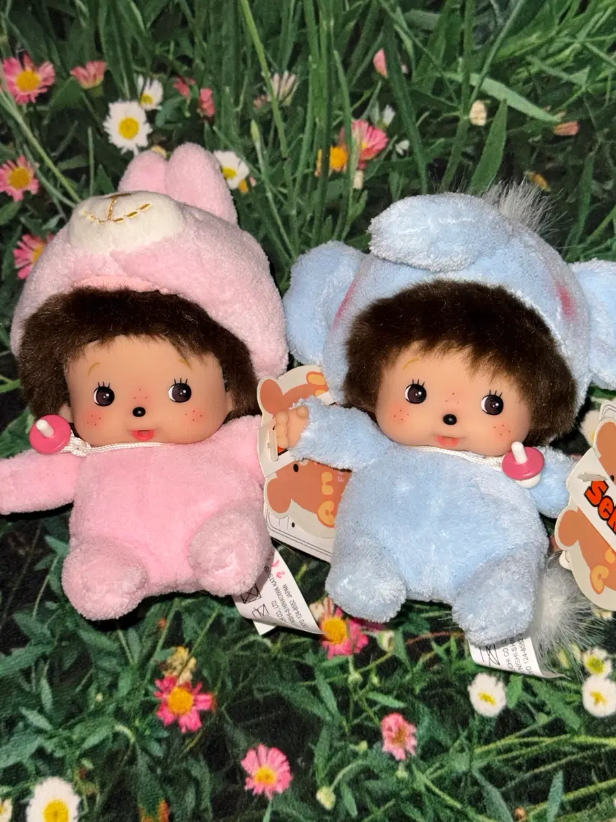 고전 몬치치 베비치치 애니멀 토끼 코끼리